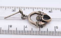 Group Lot of 2 Vintage 925 Sterling Silver Earrings