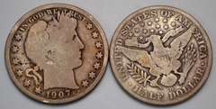 4 Different Barber Halves