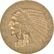 1911-S $5 Indian Head Gold Half Eagle