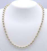 925 Sterling Silver Ball Link Necklace