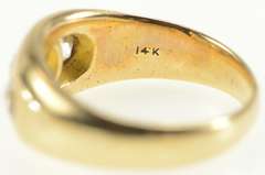14K Yellow Gold 0.65 Old European Cut Diamond Engagement Ring