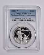 PR70 DCAM 2020-W $100 American Platinum Eagle Happiness 1 Oz PCGS
