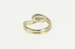 14K White Gold 0.29 Ctw 1950's Diamond Bridal Engagement Ring