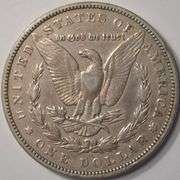 1884 Morgan Silver Dollar, Circulated.