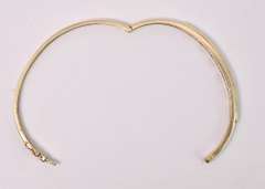 Brilliant Ruby And Diamond Hing Bracelet In 14K Yellow Gold