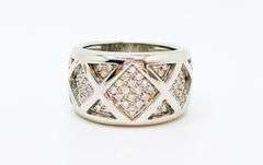 Pave Diamond Band Ring, 18KT