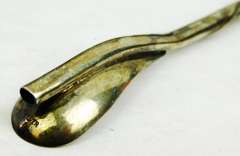 Vintage Japanese Sterling Silver Straw Spoons