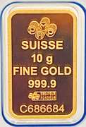 10 Gram Pure Gold Bar