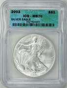 MS70 1oz. American Silver Eagle