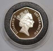 1993 United Kingdom 50 Cent Sterling Proof Coin