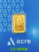 2.5 Gram Pure Gold Bar