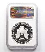 PF70 UCAM 2011-W American Silver Eagle ER 25th Anniversary NGC