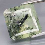 Collectors 13.28ct rutilated Prehnite