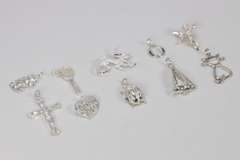 .925 Sterling Silver Charm Set Lot of 10 Charms/Pendants
