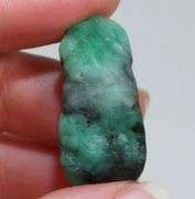 Collectors 38.83ct raw Emerald in matrix