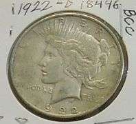 1922-D Peace Dollar, circ
