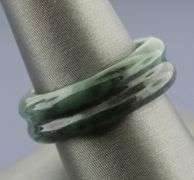 Stunning all natural 28.98ct Size 9 Jadite Jade ring