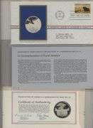 Collection of 21 Sterling Silver Proof Medallions & 1st Day Covers
