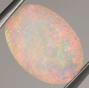 Fully faceted 1.98ct fairy fire Opal