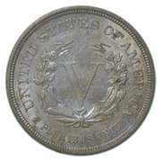 1883 Liberty V Nickel No Cents