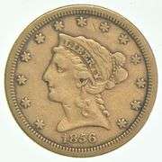 1856-S $2.50 Liberty Head Gold Quarter Eagle