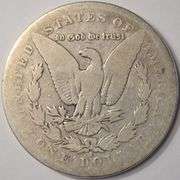 1894-S Morgan Silver DNJollar, Circulated.