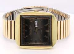 Vintage Mathey Tissot Automatic UHF Day Date Watch