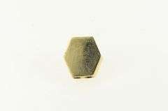 14K Yellow Gold Oval Lapis Lazuli Vintage Slide Bracelet Charm/Pendant