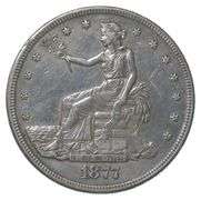 1877-S Seated Liberty Silver Trade Dollar