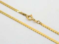 Nice "S" Link Necklace in 14K