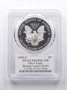 PR69DCAM 1999-P American Silver Eagle Signed Reagan Legacy Series PCGS