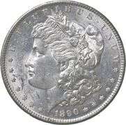 1890-S Morgan Silver Dollar