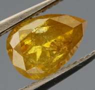 Shimmering .59ct yellow Diamond