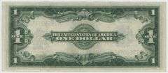 Upper end 1923 Series Large Size $1 Silver Certificate note
