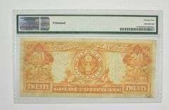 $20 1905 U.S. Gold Certificate Large Note PMG 25 Very Fine Fr# 1179
