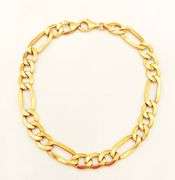 14kt Yellow Gold Figaro Link Bracelet