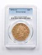 XF40 1876-CC $20 Liberty Head Gold Double Eagle PCGS