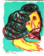 Karel Appel- Untitled, from "One Cent Life"