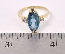 Large Spinel Ring In Yellow Gold