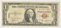 1935-A $1 US Silver Certificate Hawaii Overprint WWII Short Snorter