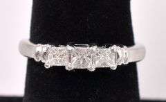 Beautiful Diamond Ring In White Gold