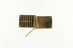 14K Yellow Gold Steno Note Pad Articulated Writer Charm/Pendant