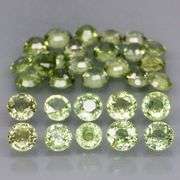 Fantastic 6.21ct diamond cut GREEN Sapphire set