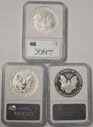 2006 American Silver Eagle 20th Anniversary Set NGC MS/PF69