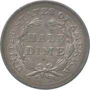 1856 Seated Liberty Half Dime