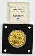 2021 Capped Bust Half Eagle 1/200 Oz. .999 Fine Gold Dream Replica COA