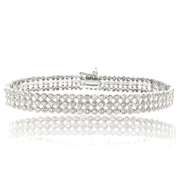 Sterling Silver 2ct Diamond Bracelet