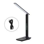 Black Foldable USB 45 LED Table Desk Lamp