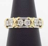 Tiffany & Co. Schlumberger Sixteen Stone Diamond Ring