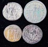 4 Ancient Constantine Era Crusader Coins